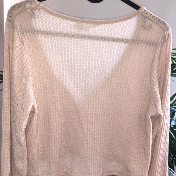 Long Trumpet Sleeve Top - Picture 2 of 3